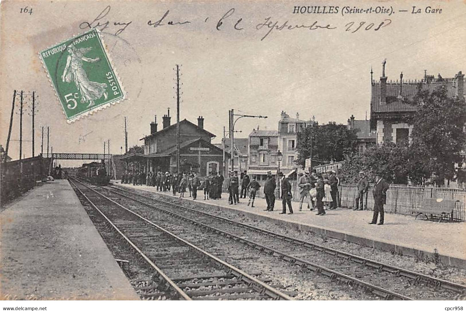 78 - Houilles - SAN22201 - La Gare - Train - Houilles