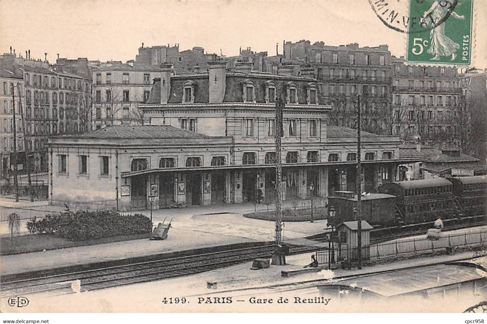 75012 - Paris - SAN22164 - Gare De Reuilly - Train - Arrondissement: 12