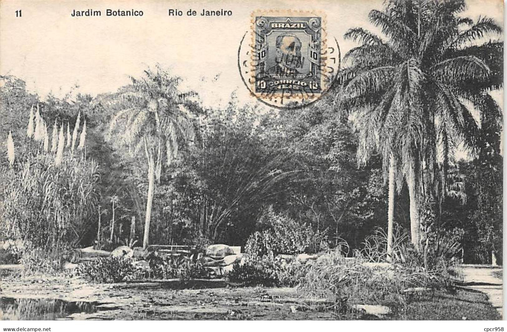 Brésil - N°78977 - RIO DE JANEIRO - Jardim Botanico - Carte Avec Bel Affranchissement - Rio De Janeiro