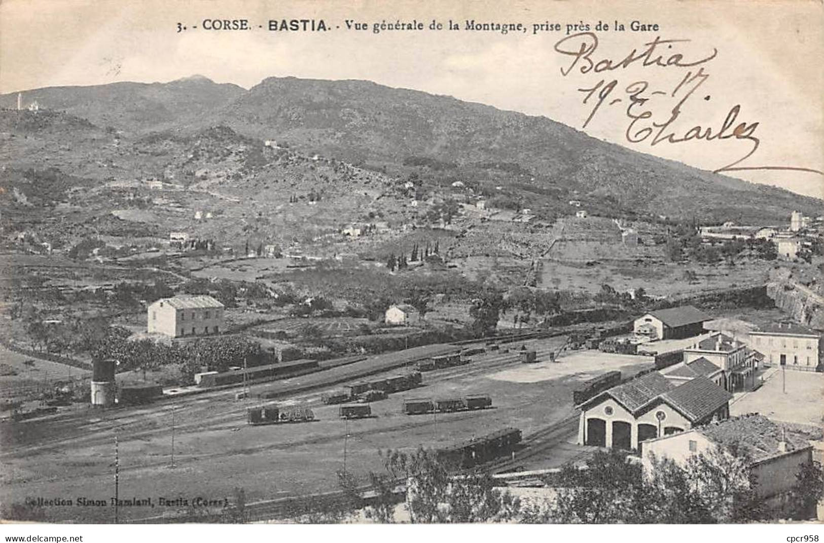 20 - N°79772 - BASTIA - Vue Générale De La Montagne, Prise Près De La Gare - Bastia