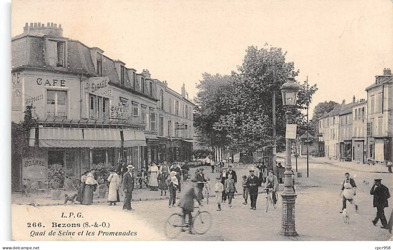 95.AM17846.Bezons.N°266.Quai De Seine Et Les Promenades - Bezons