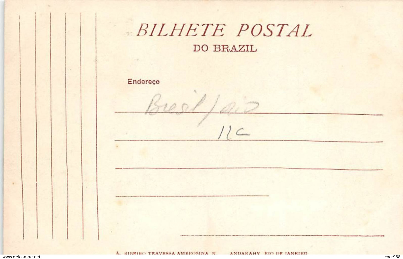 Brésil - N°78975 - RIO DE JANEIRO - Palacio Monroe - Carte Avec Bel Affranchissement - Rio De Janeiro