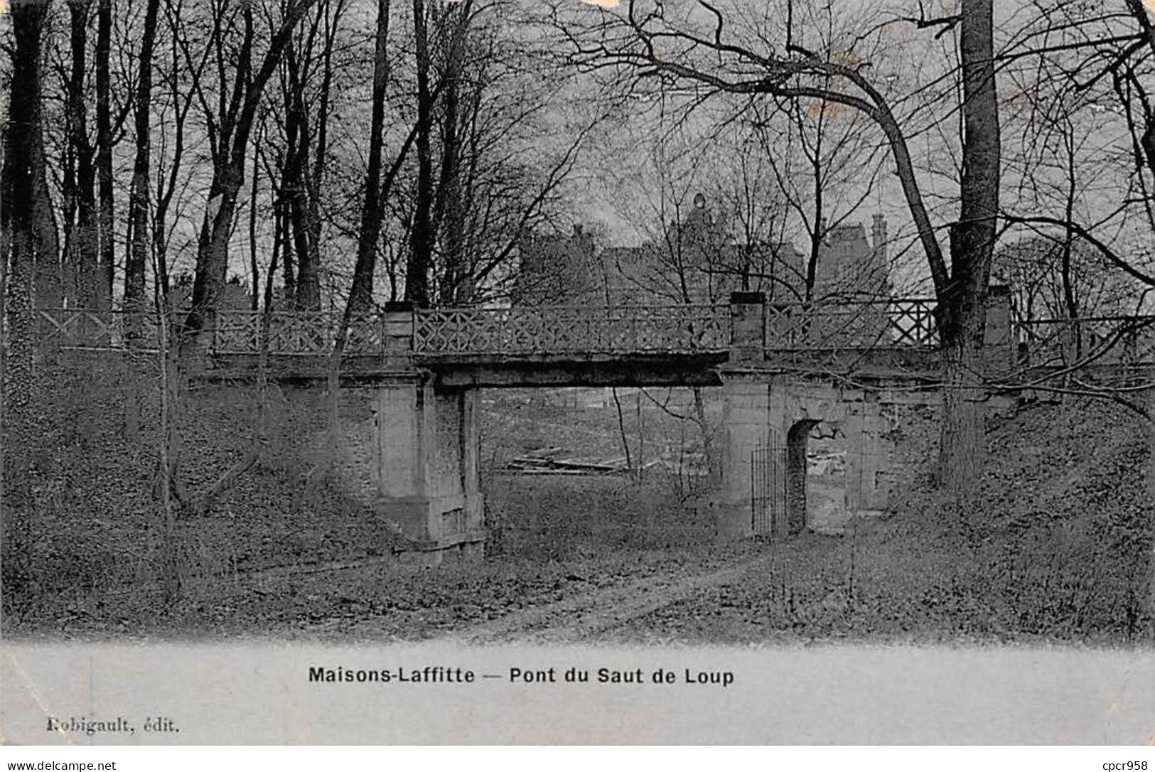 78 - MAISONS LAFFITTE - SAN24406 - Pont Du Saut De Loup - Maisons-Laffitte