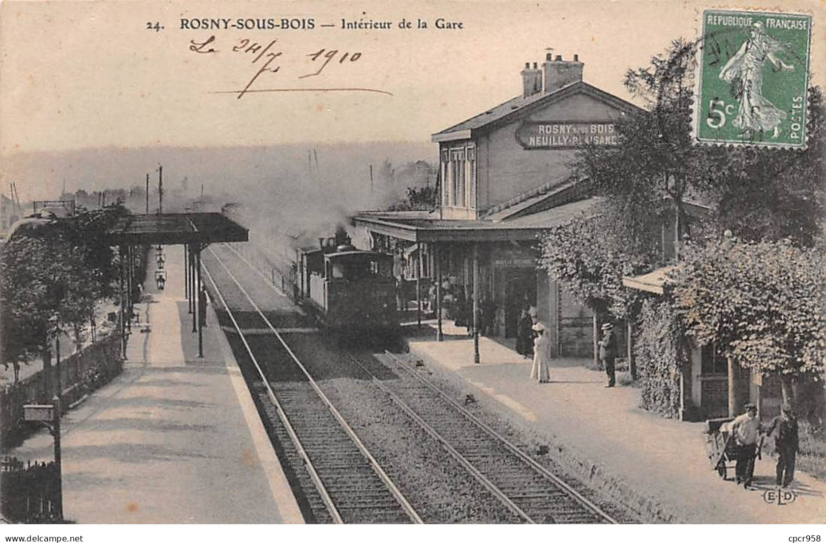 93 - Rosny Sous Bois - SAN22479 - Intérieur De La Gare -Train - Rosny Sous Bois