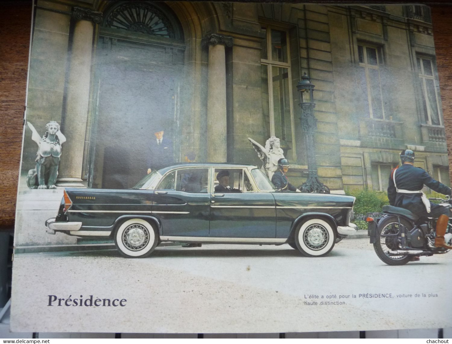 Livret Publicitaire SIMCA Présidence Chambord Vedette - Publicidad