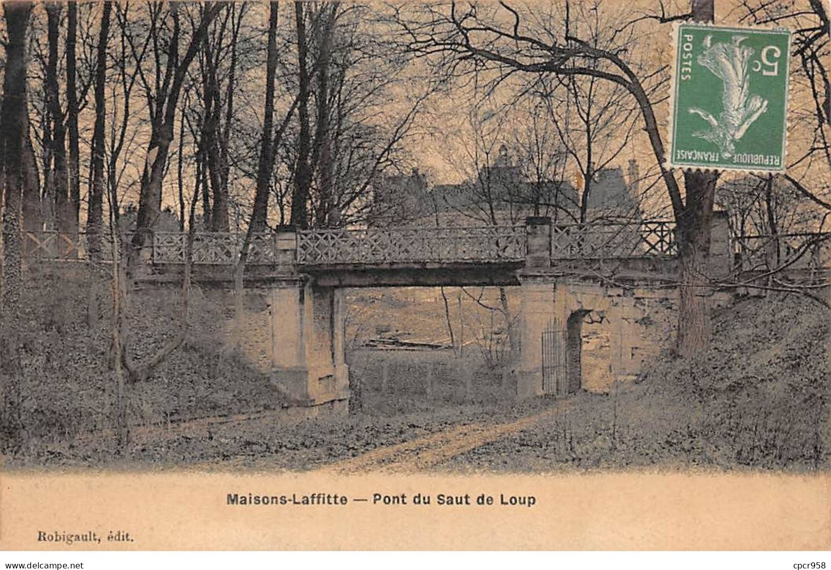 78 - MAISONS LAFFITTE - SAN24405 - Pont Du Saut De Loup - Maisons-Laffitte
