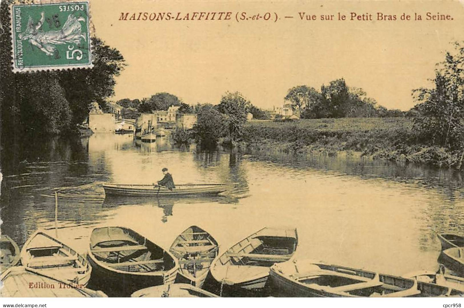 78 - MAISONS LAFFITTE - SAN24404 - Vue Sur Le Petit Bras De La Seine - Maisons-Laffitte