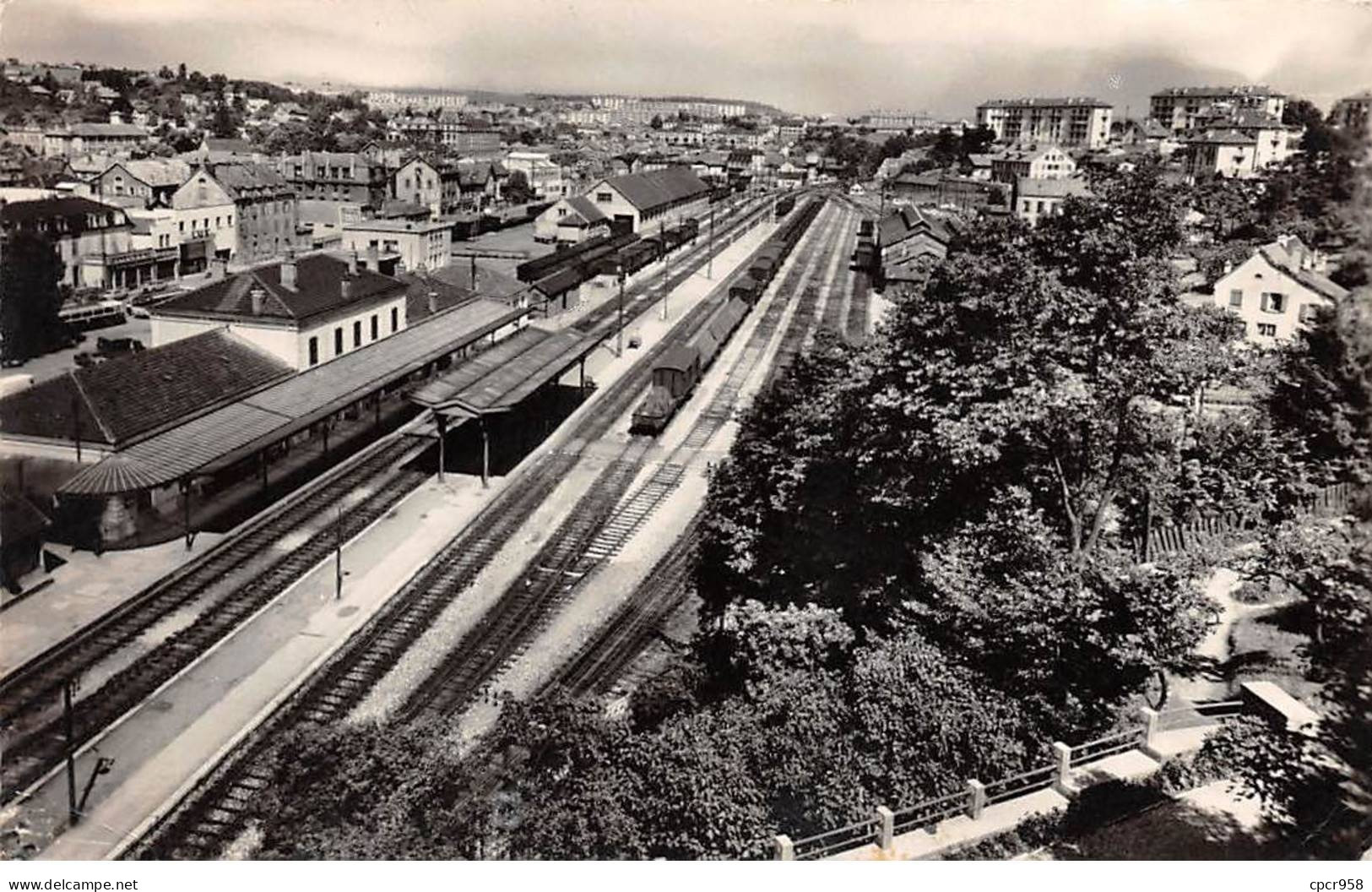 25 - Montbéliard - SAN22711 - Vue Sur Le Quartier De La Chiffogne - Train - CPSM 14X9 Cm - Montbéliard