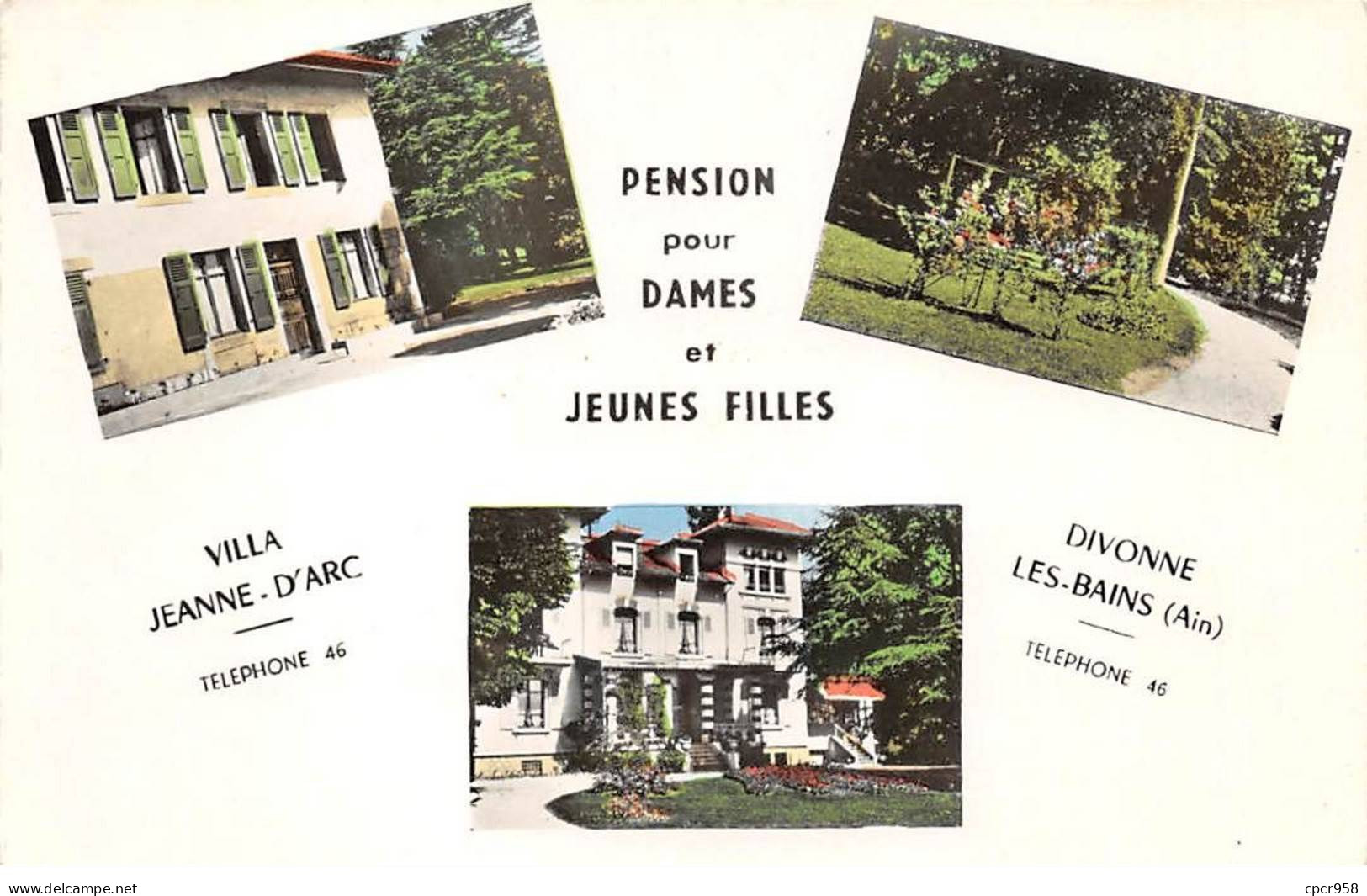 01 - Divonne Les Bains-  SAN22572 -Villa Jeanne D'Arc - CPSM 14X9 Cm - Divonne Les Bains