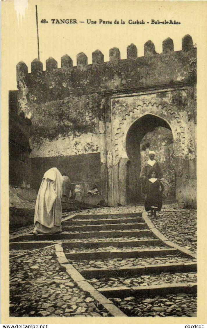 TANGER  Une Porte De La Casbah Bab El Aden Animée RV - Tanger