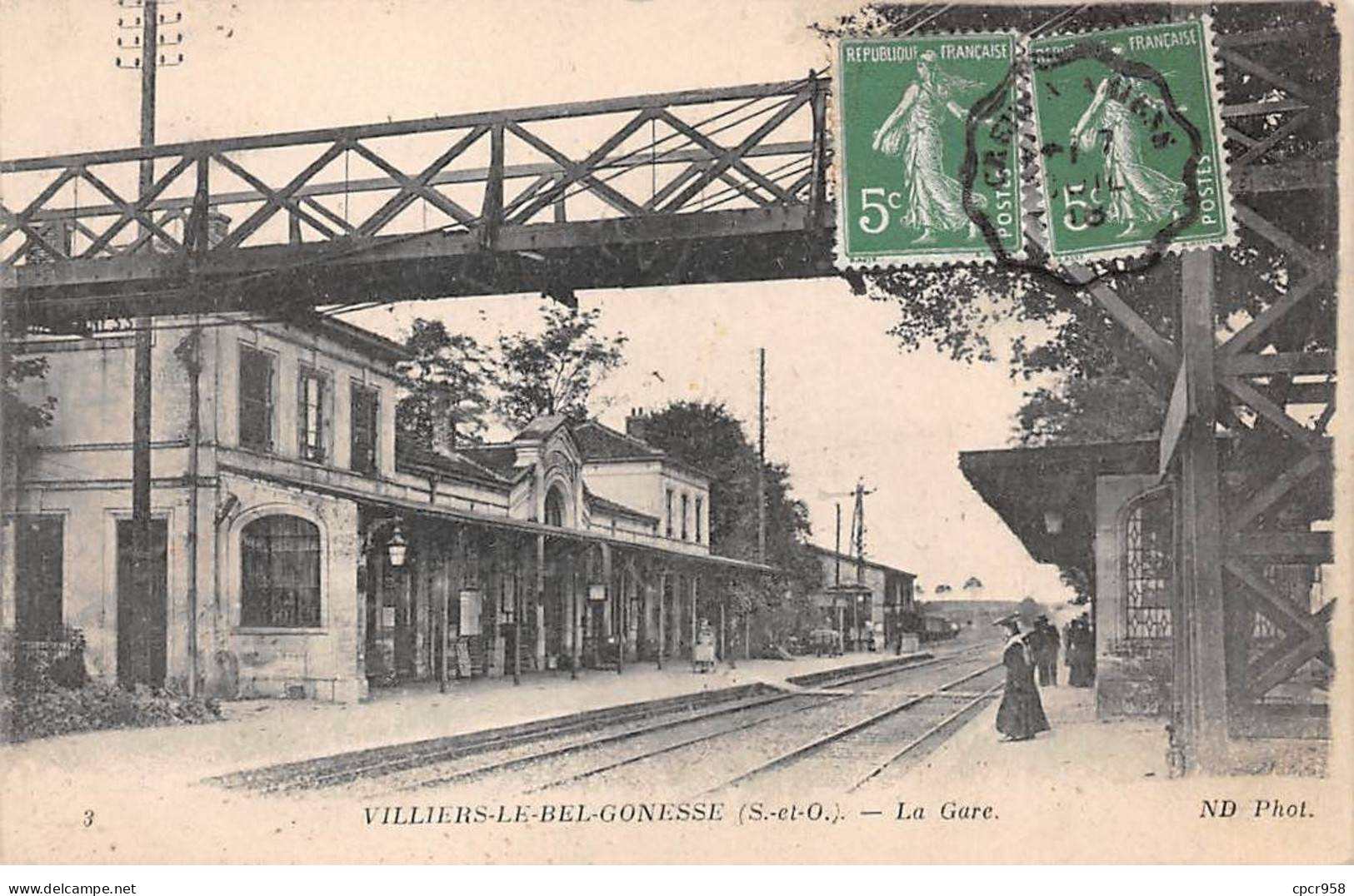 95 - Villiers Le Bel Gonesse -  SAN22563 - La Gare - Villiers Le Bel