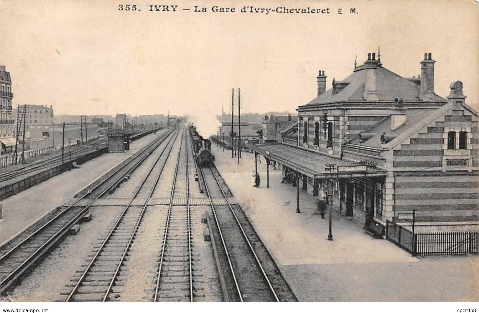 94 - Ivry - SAN22546 - La Gare D'Ivry Chevaleret - Train - Ivry Sur Seine