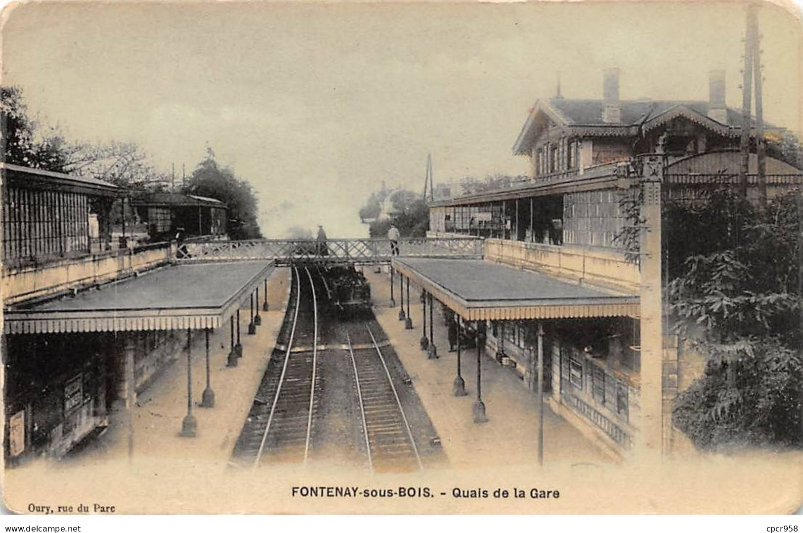 94 - Fontenay Sous Bois - SAN22524 - Quais De La Gare - Train - Fontenay Sous Bois