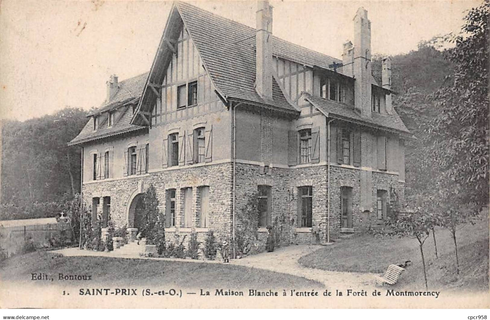 95 - Saint Prix -  SAN22559 - La Maison Blanche à L'entrée De La Forêt De Montmorency - Saint-Prix