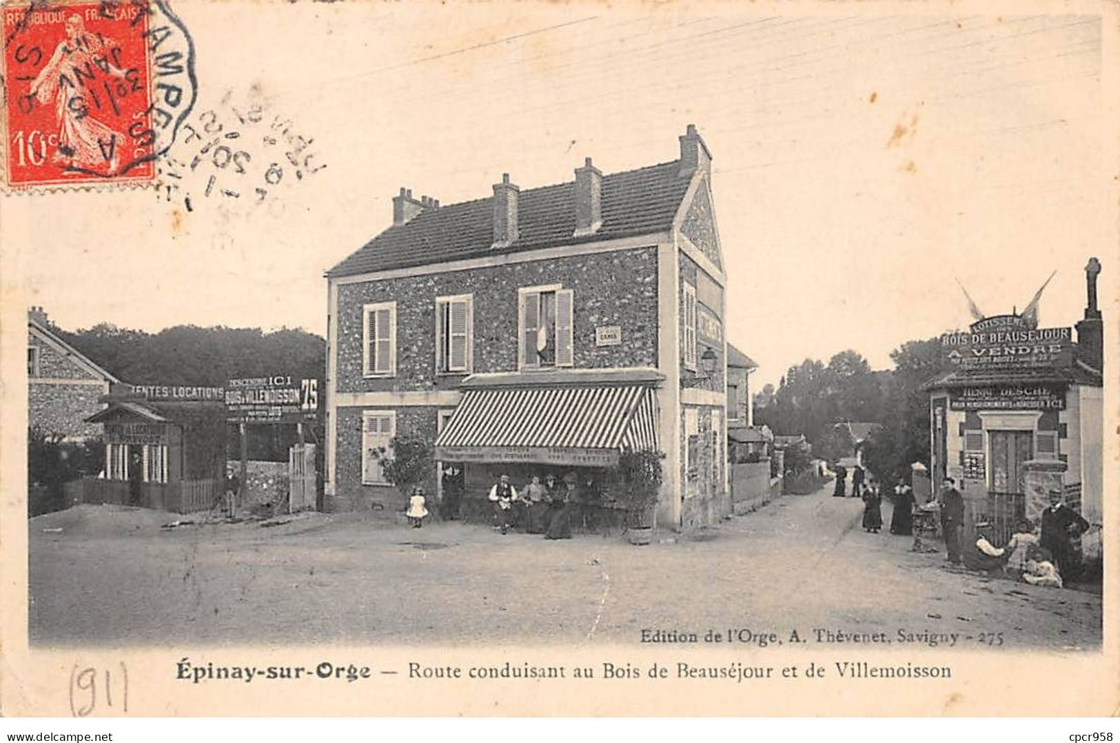 91 - Epinay Sur Orge - SAN22377 - Route Conduisant Au Bois De Beauséjour Et De Villemoisson - Epinay-sur-Orge