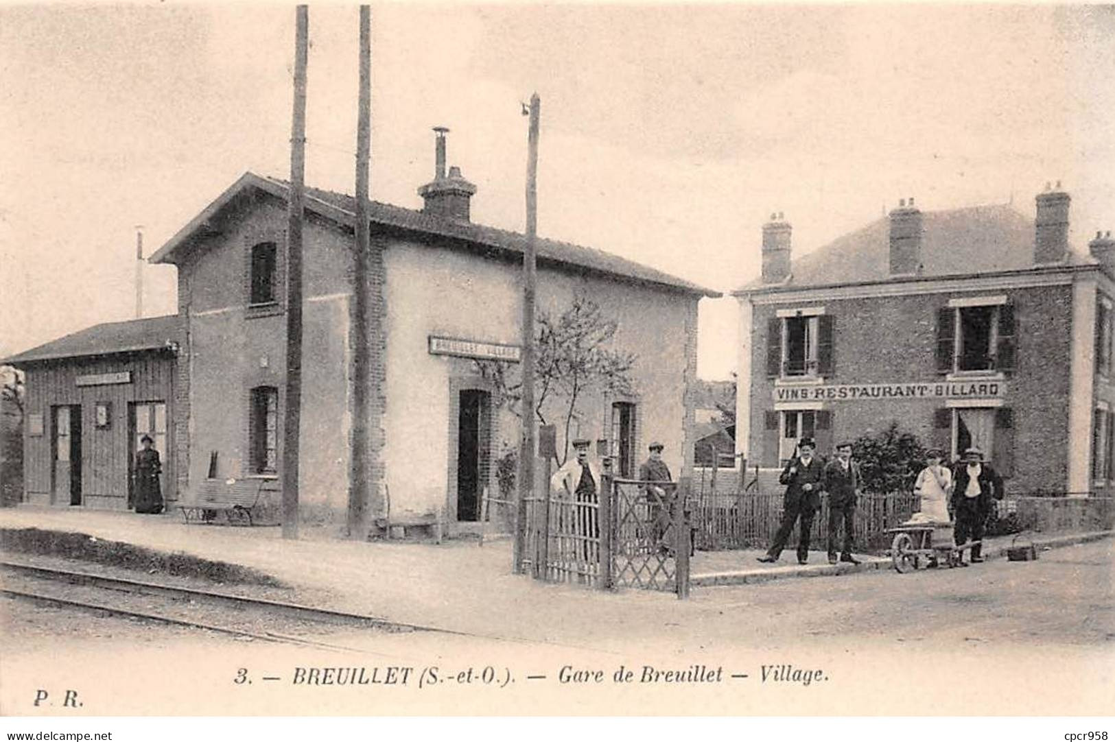 91 - Breuillet - SAN22367 - La Gare - Village - Juvisy-sur-Orge