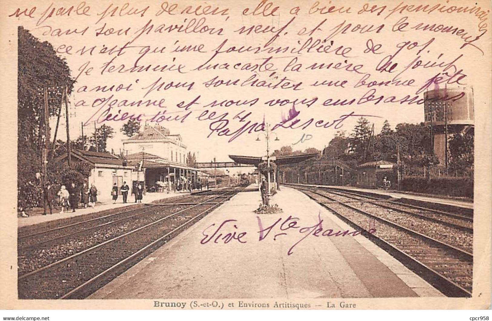 91 - Brunoy - SAN22363 - La Gare - Brunoy