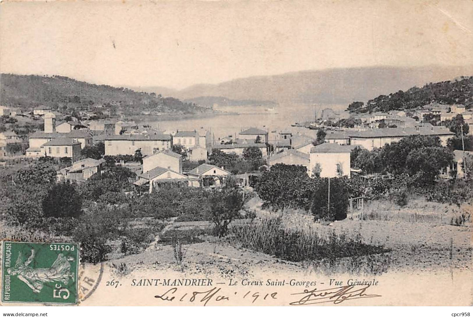 83.AM17535.Saint Mandrier.N°267.Le Creux Saint Georges.Vue Générale - Saint-Mandrier-sur-Mer