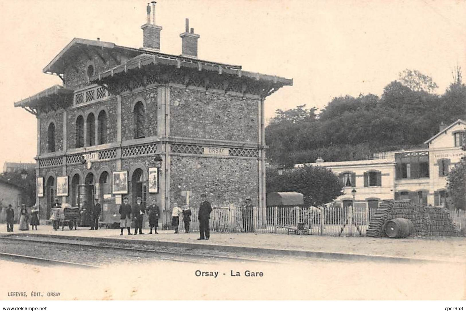 91.AM17602.Orsay.La Gare - Orsay