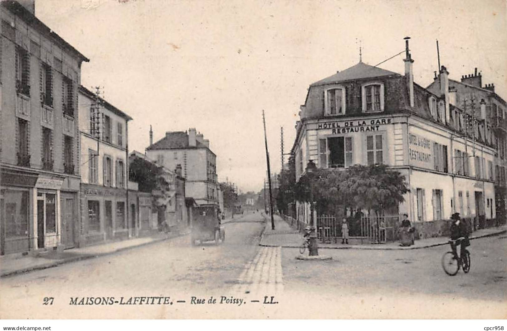 78 - MAISONS LAFFITTE - SAN23835 - Rue De Poissy - Maisons-Laffitte
