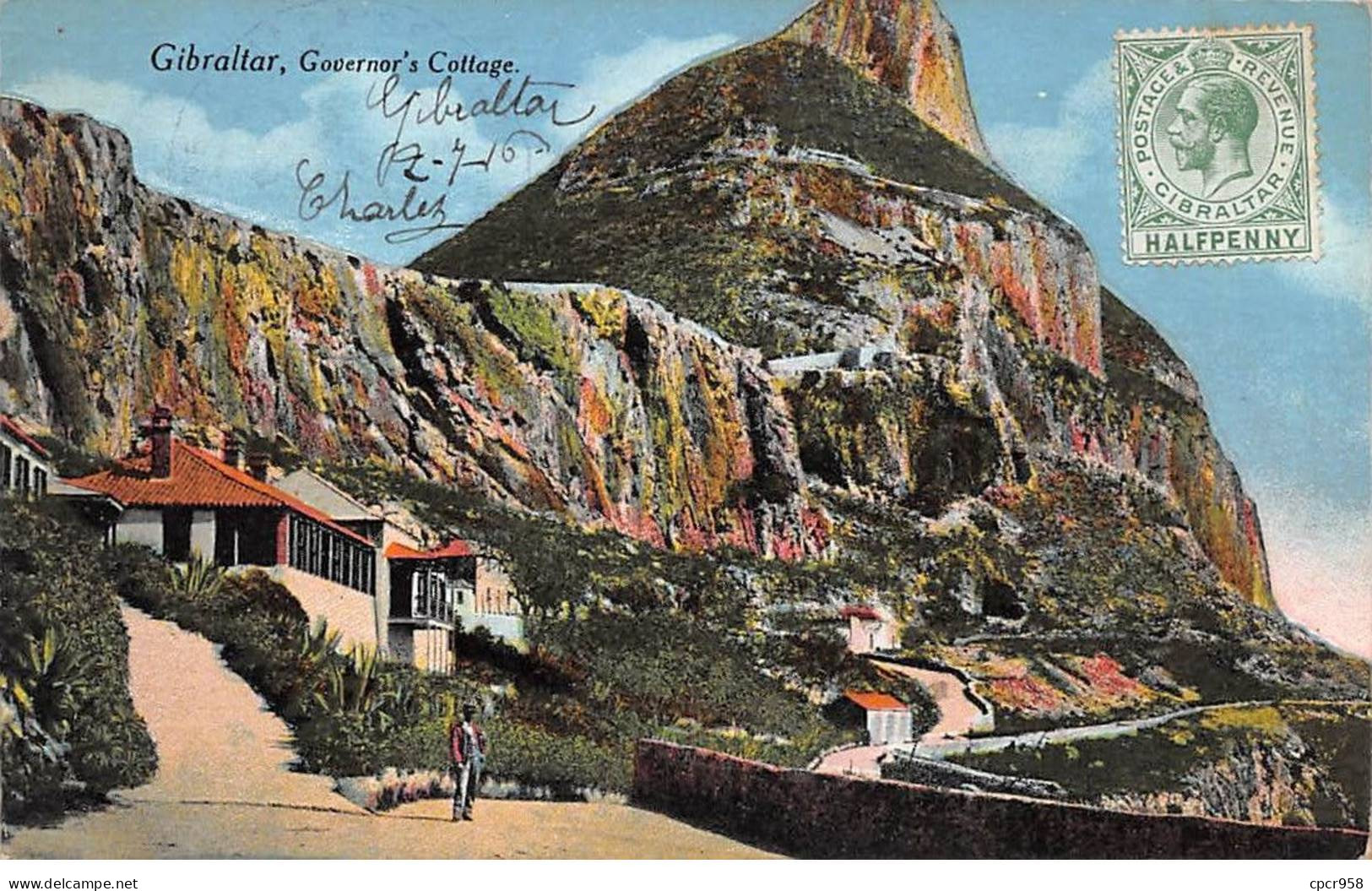Gibraltar - N°79364 - Governor's Cottage - Gibraltar