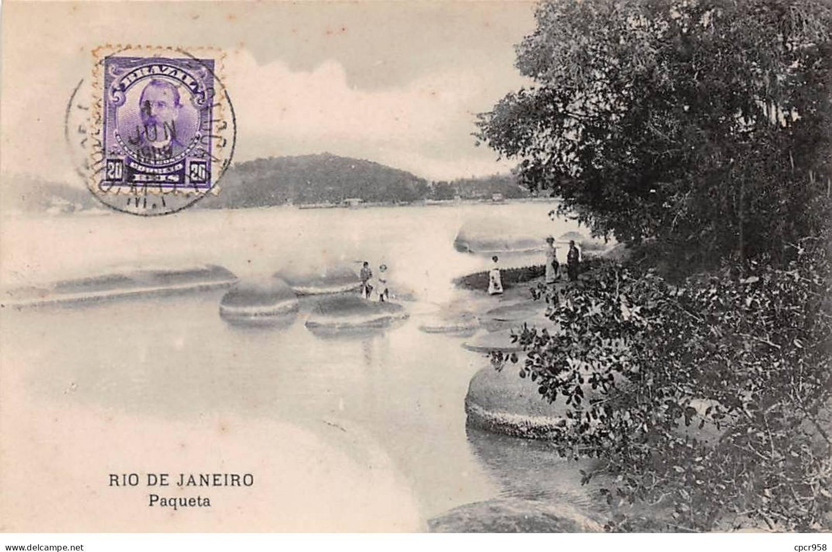 Brésil - N°79177 - RIO DE JANEIRO - Paqueta - Carte Avec Un Bel Affranchissement - Rio De Janeiro