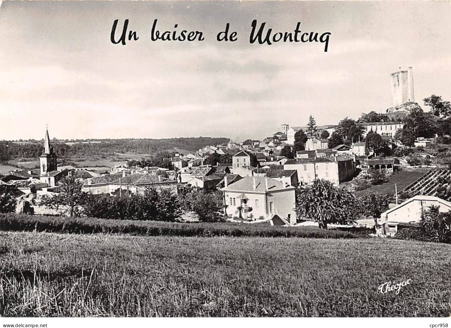 46 - MONTCUQ - SAN23506 - Vue Générale - CPSM 15X10,5 Cm - Montcuq