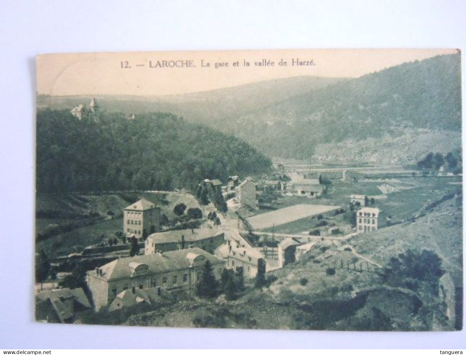 Laroche La Gare Et La Vallée De Harzé Edit Henri Georges Circulée 1927 (701) - La-Roche-en-Ardenne