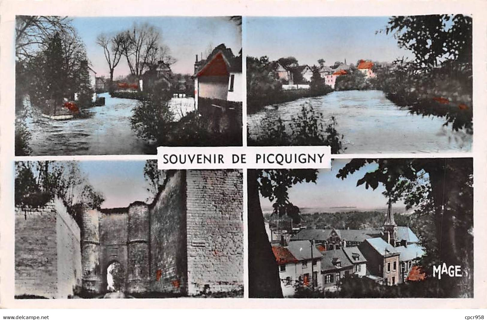 80 - Picquigny - SAN23106 - Souvenirs De Picquigny - CPSM 14X9 Cm - Picquigny