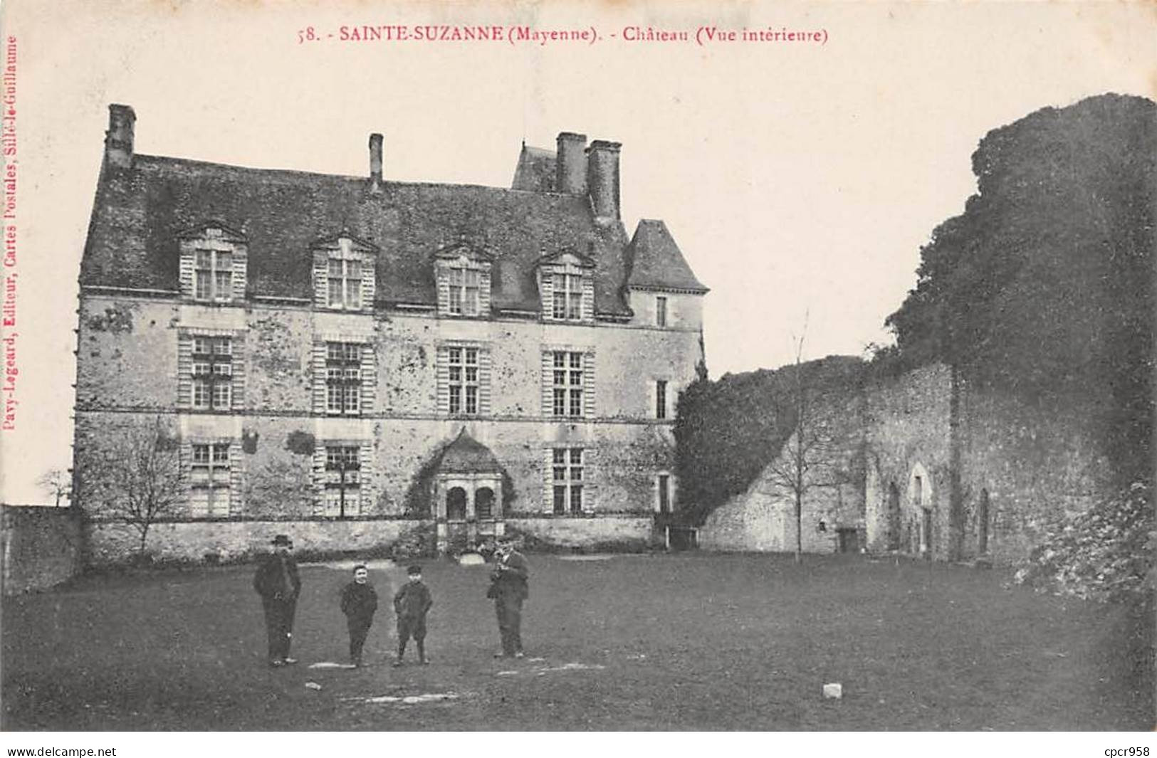 53 - SAINTE SUZANNE - SAN25494 - Château (Vue Intérieure) - Sainte Suzanne