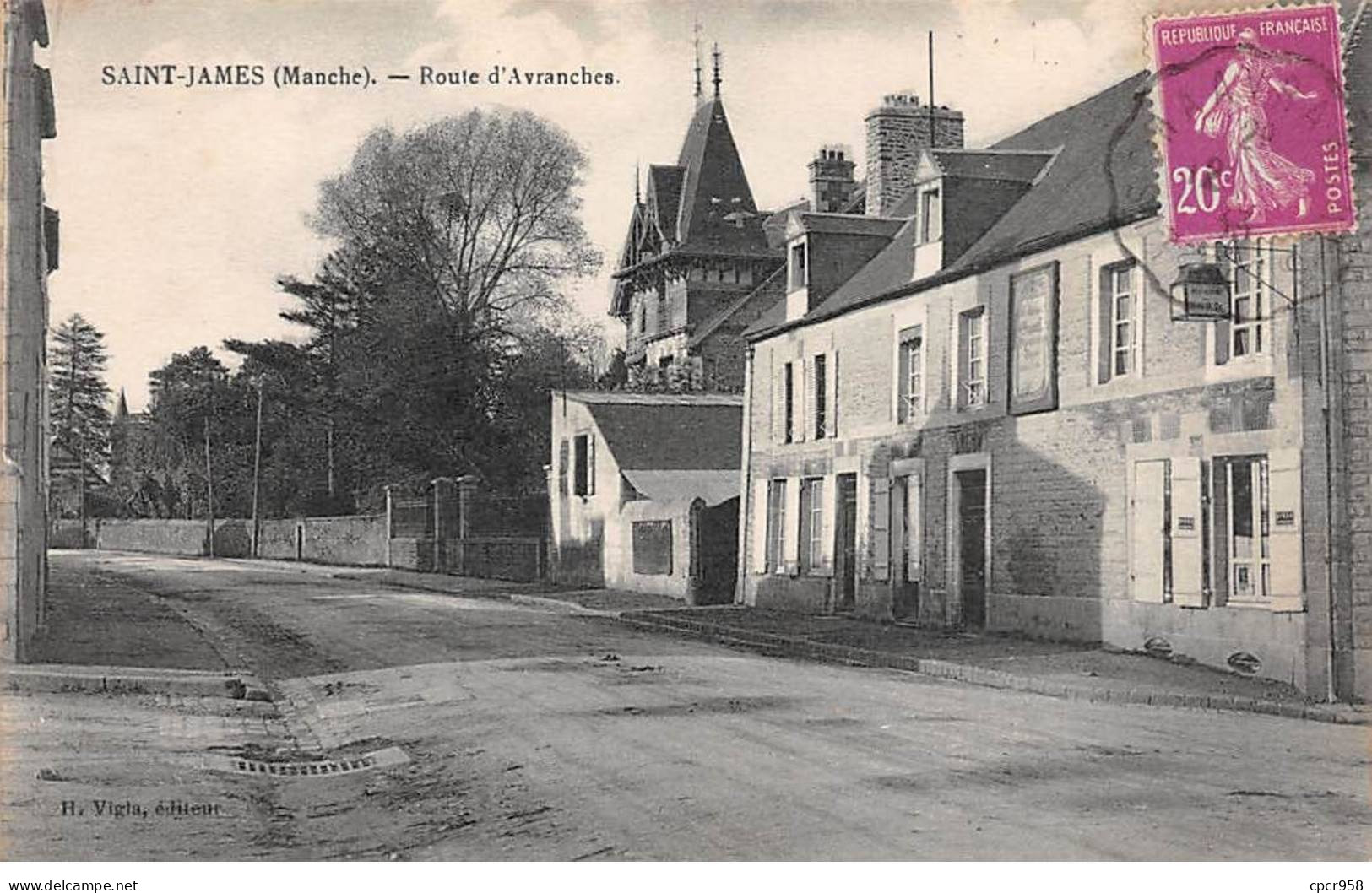 50 - SAINT JAMES - SAN25462 - Route D'Avranches - Bricquebec
