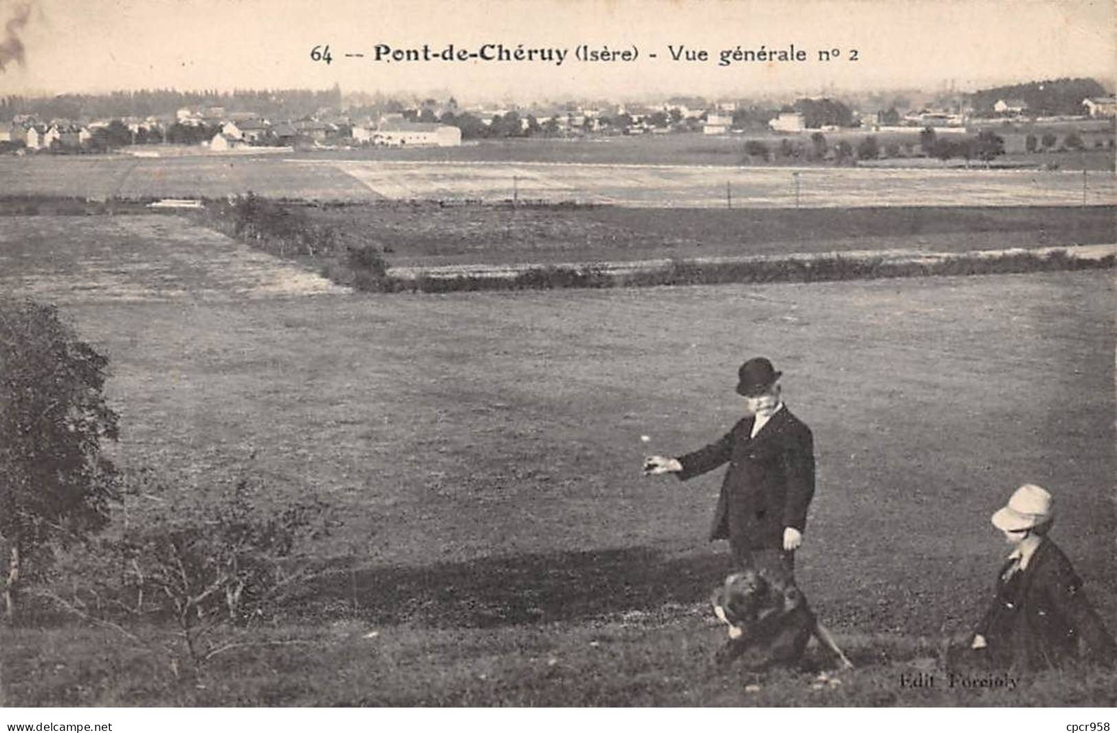 38 - PONT DE CHERUY - SAN25355 - Vue Générale - Pont-de-Chéruy