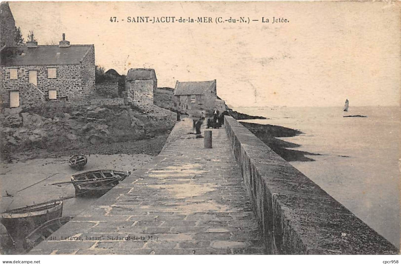22 - SAINT JACUT DE LA MER - SAN25276 - La Jetée - Saint-Jacut-de-la-Mer