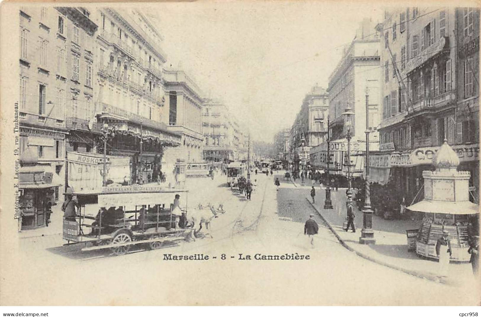 13 - MARSEILLE - SAN25187 - La Cannebière - Canebière, Centro