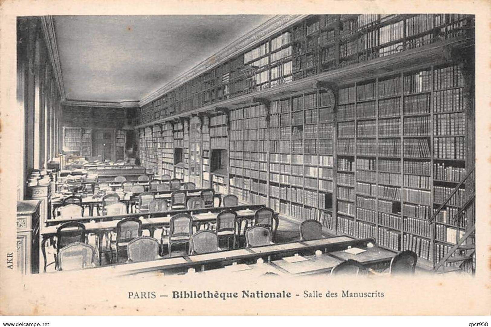 75013 - PARIS - SAN24744 - Bibliothèque Nationale - Salle Des Manuscrits - Distretto: 13
