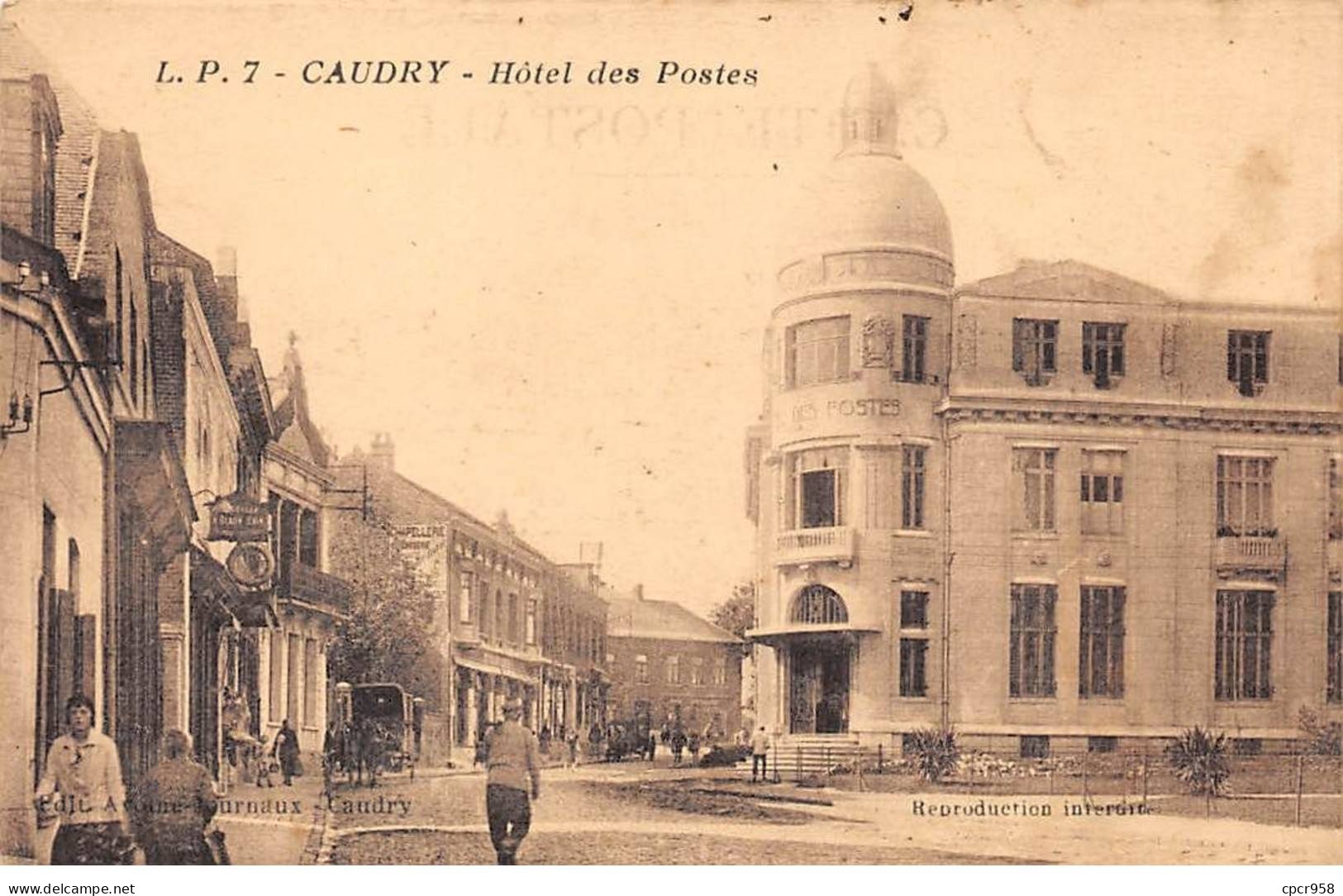 59 - CAUDRY - SAN24448 - Hôtel Des Postes - Caudry