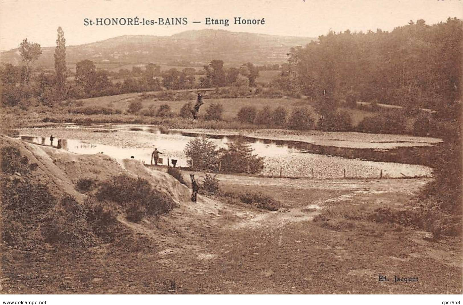 58 - ST HONORE LES BAINS - SAN24416 - Etang Honoré - Saint-Honoré-les-Bains