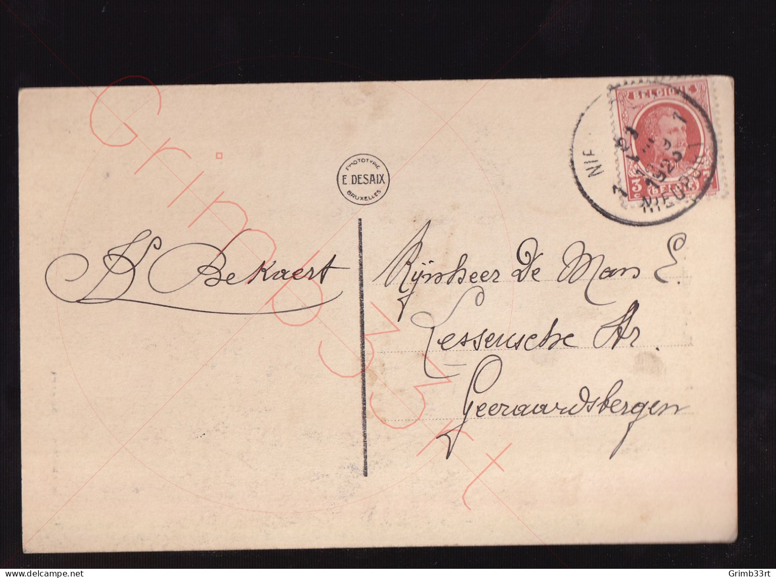 Nieuport - De Hallen / Les Halles - 1922 - Postkaart - Nieuwpoort
