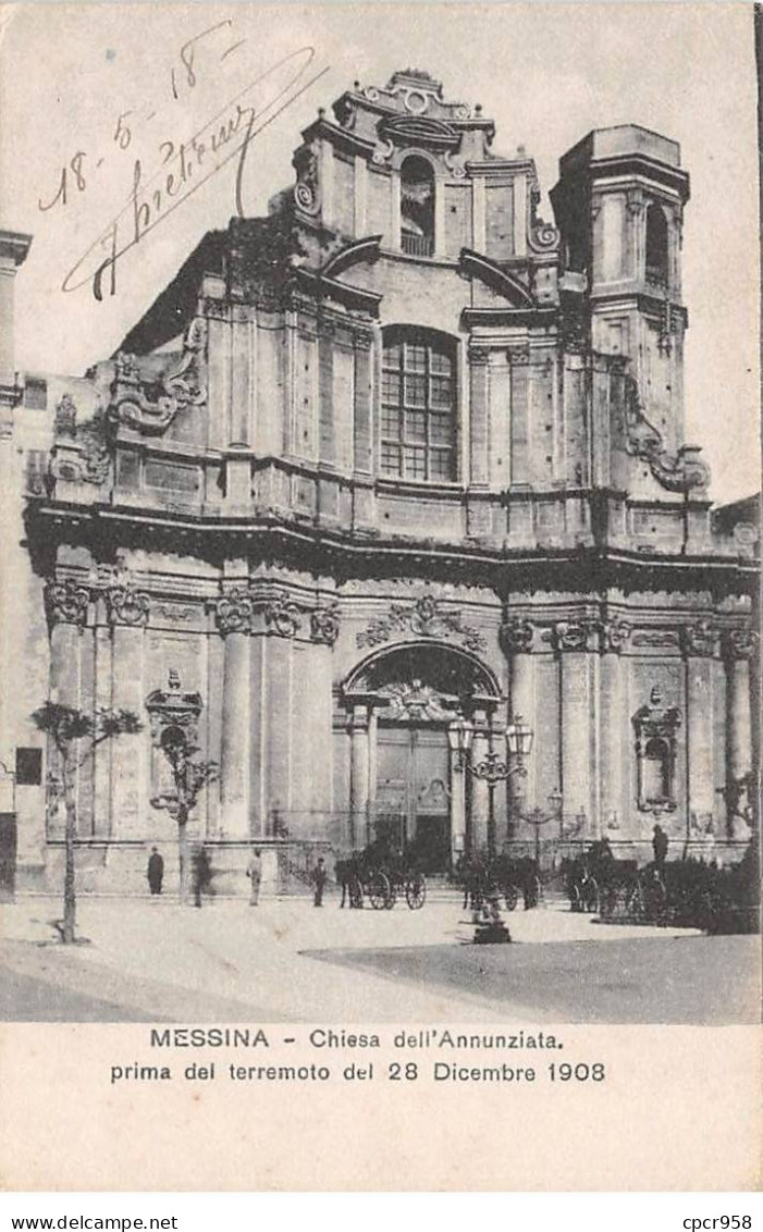 ITALIE - MESSINA -  SAN26528 - Chiesa Dell'Annunziata - Prima Del Terremoto Del 28 Dicembre 1908 - Messina