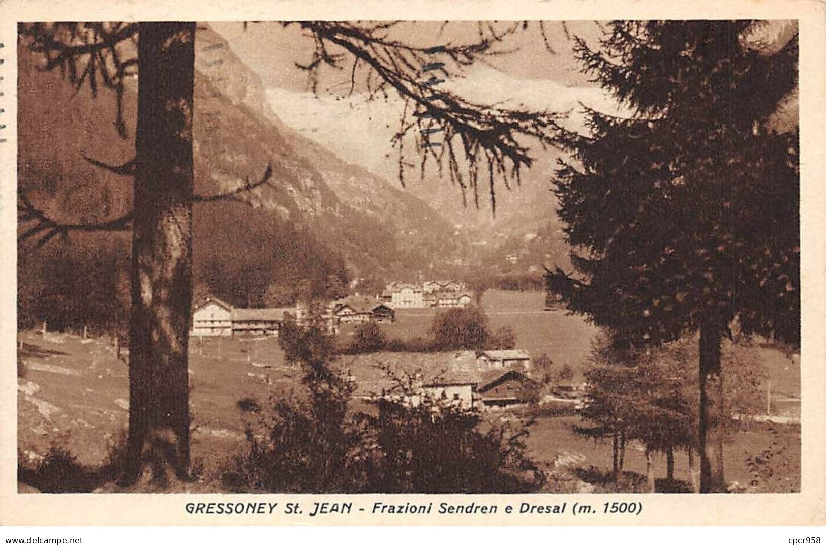 ITALIE - GRESSONEY ST JEAN -  SAN26533 - Frazioni Sendren E Dresal - Sonstige & Ohne Zuordnung