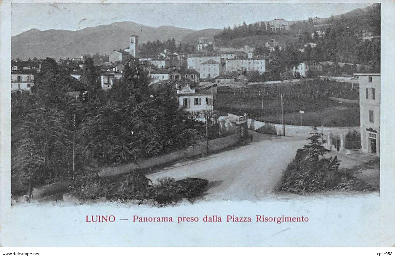 ITALIE - LUINO -  SAN26524 - Panorama Perso Dalla Piazza Risorgimento - Luino