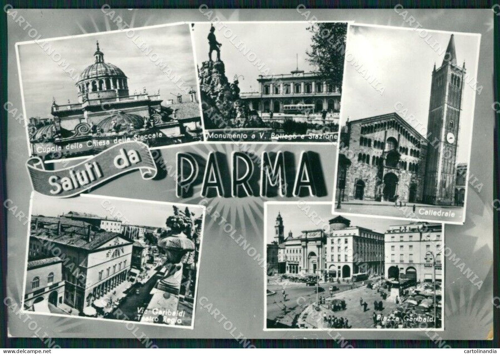 Parma Città Saluti Da PIEGA Foto FG Cartolina ZKM7405 - Parma