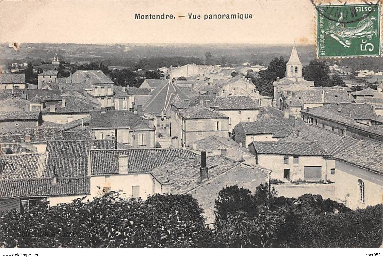 17 - MONTENDRE -  SAN26236 - Vue Panoramique - Montendre