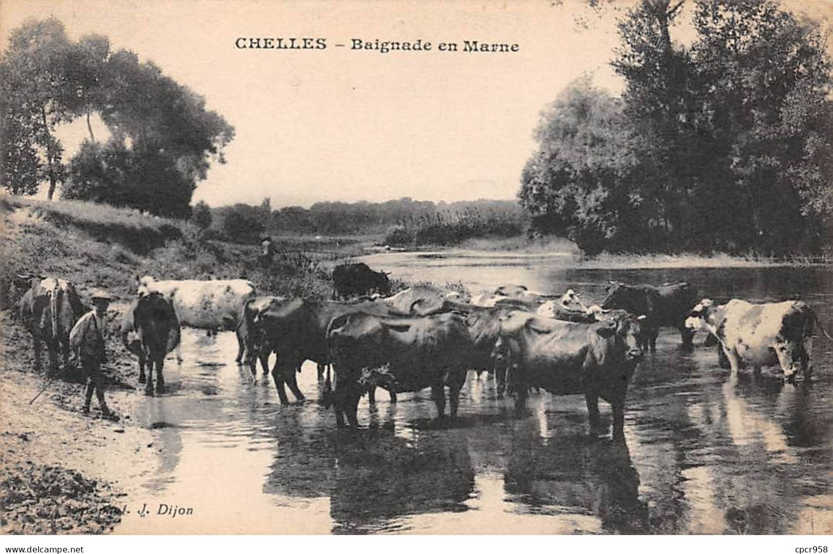 77 - CHELLES - SAN25906 - Baignade En Marne - Chelles