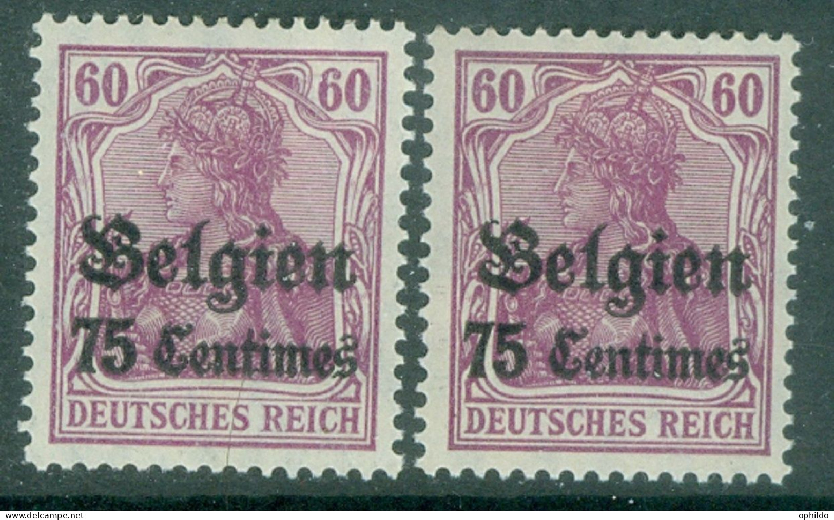 Belgique   Michel  6 Et 6 Z2   *  TB   - OC1/25 Governo Generale