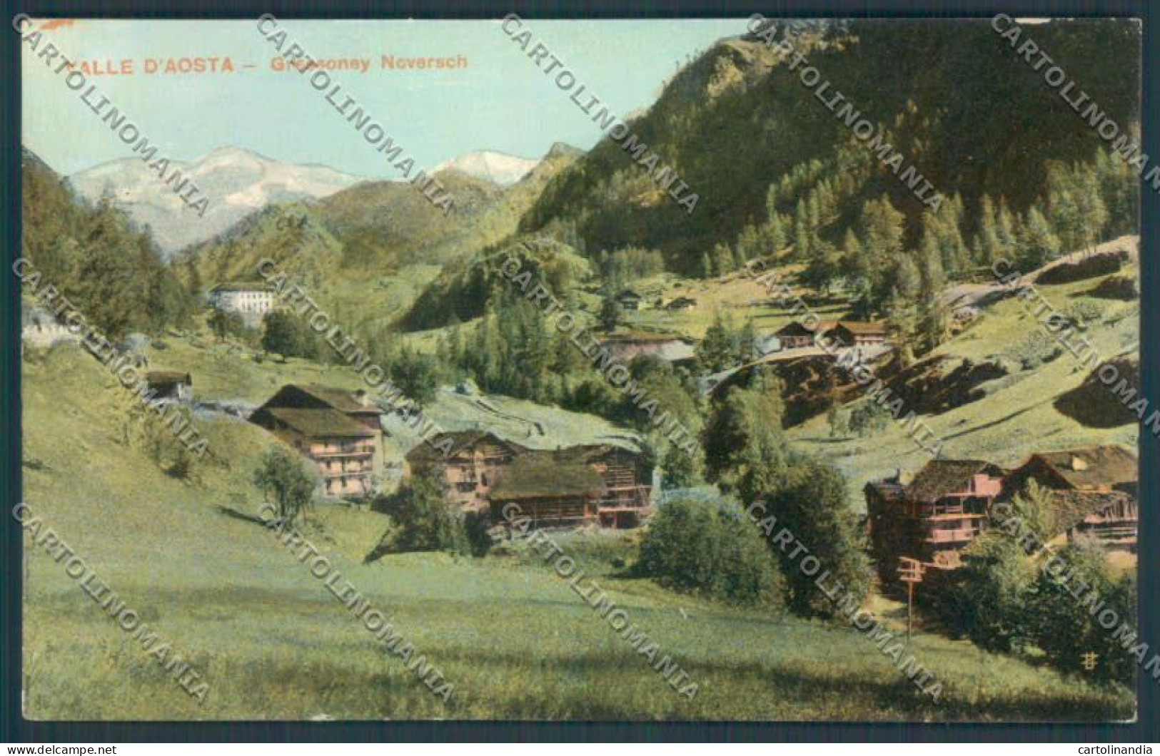 Aosta Gressoney Cartolina ZQ4796 - Aosta