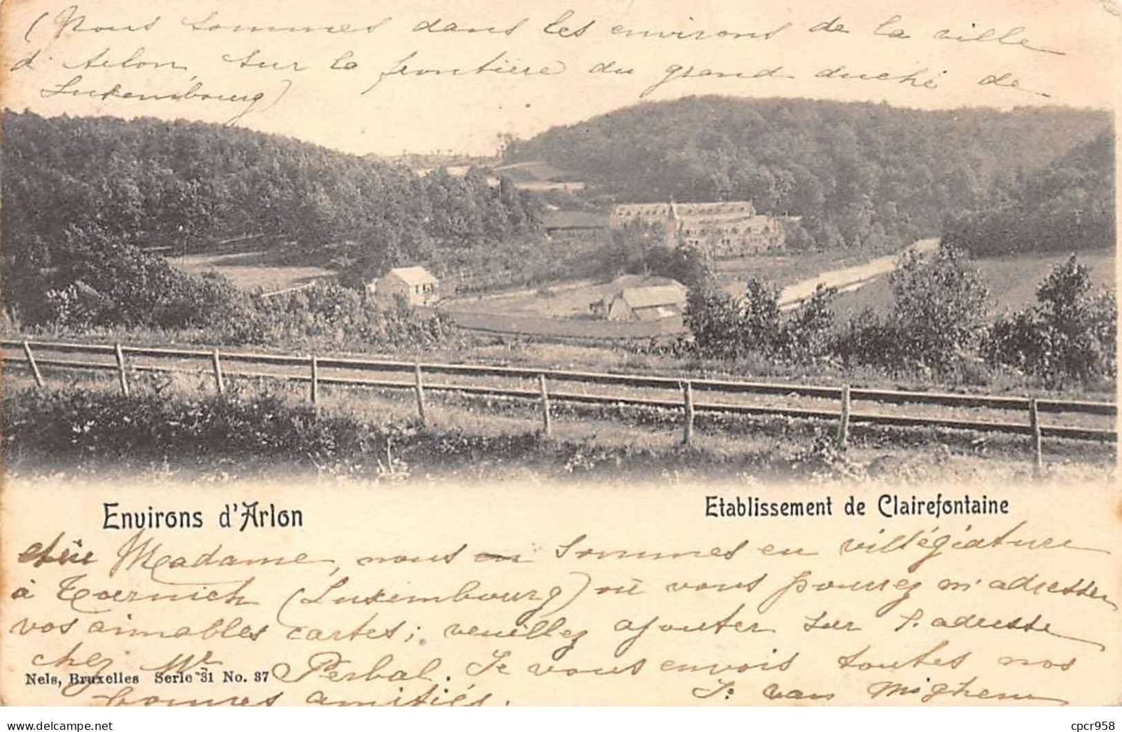 BELGIQUE - ARLON -  SAN28688 - Etablissements De Clairefontaine - Arlon