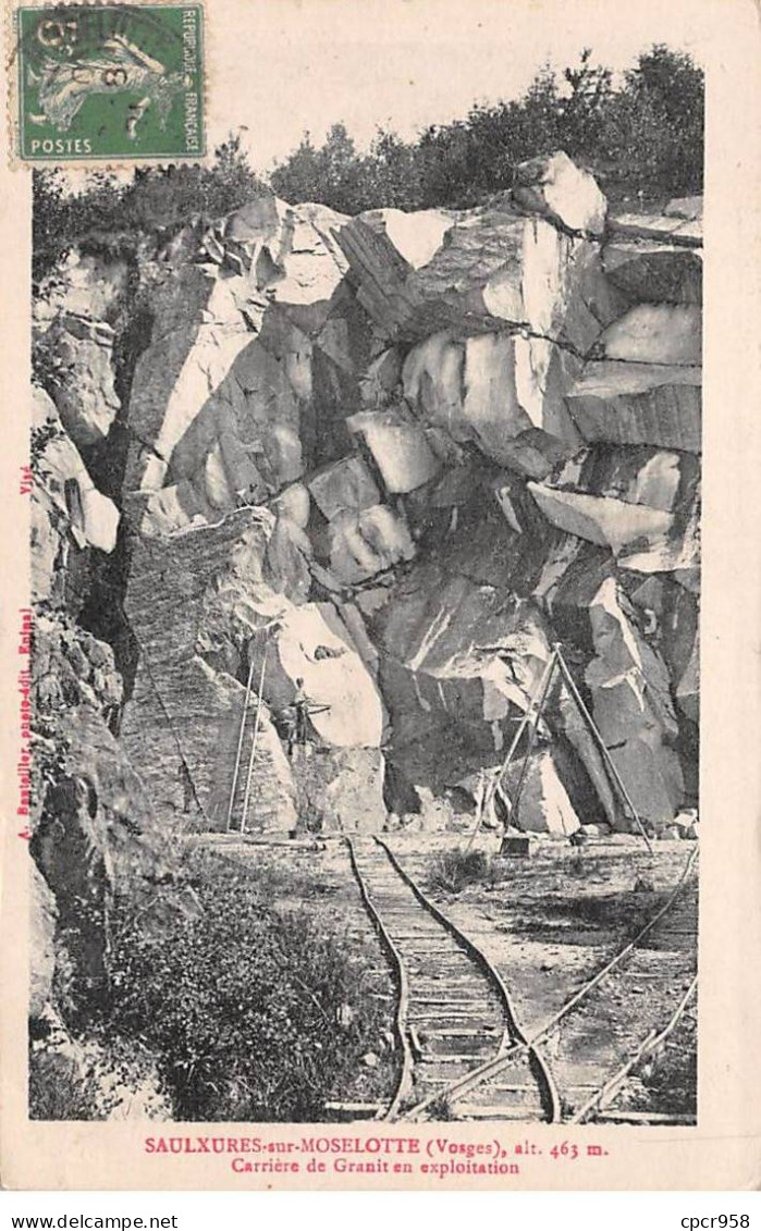 88 - SAULXURES SUR MOSELOTTE - SAN28558 - Carrière De Granit En Exploitation - Mine - Saulxures Sur Moselotte