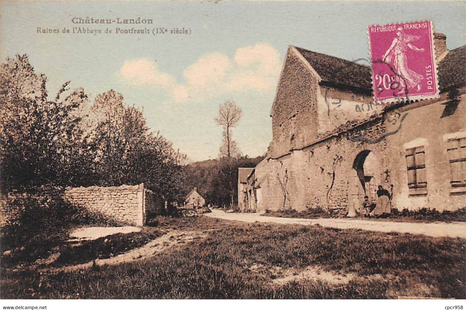 77 - CHATEAU LANDON - SAN28449 - Ruines De L'Abbaye De Pontfrault - Chateau Landon