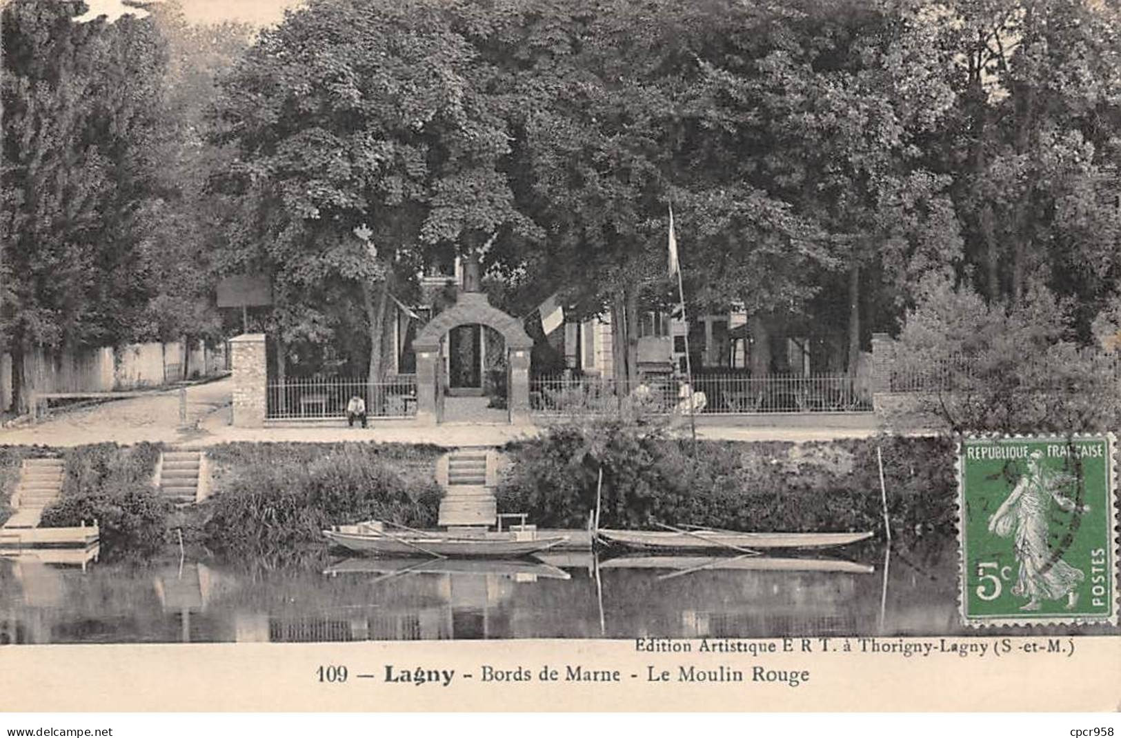 77 - LAGNY - SAN28447 - Bords De Marne - Le Moulin Rouge - Lagny Sur Marne